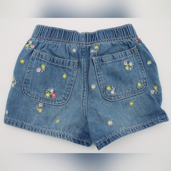 GAP Toddler Girls Pull-On Embroidered Denim Shorts – 4T - Picture 2 of 5